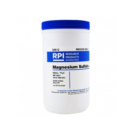 Rpi Magnesium Sulfate Heptahydrate, 500 G M65240-500.0